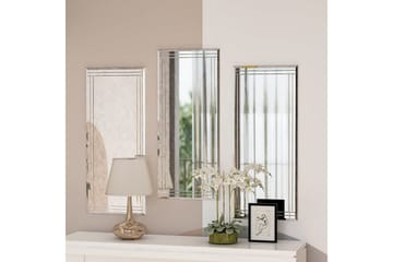 Dekorativt speilsett (3 deler) Heba Buhem Transparent - Ivory - Interiør - Speil - Gangspeil