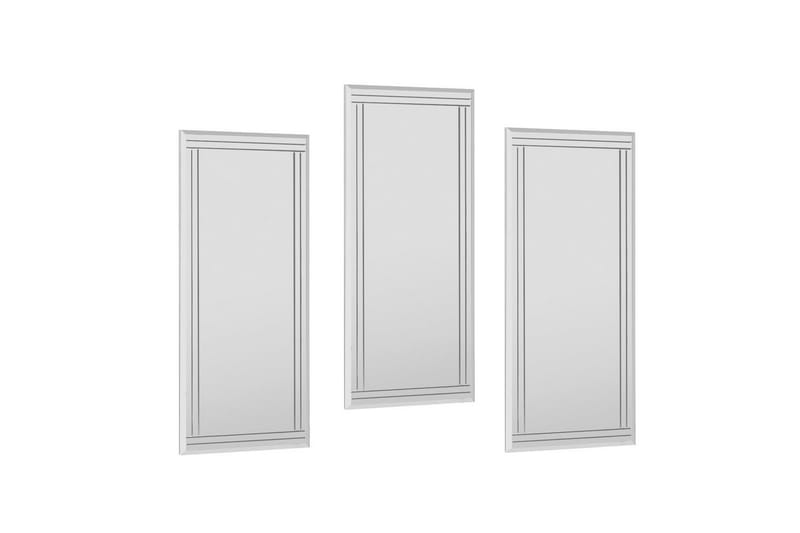 Dekorativt speilsett (3 deler) Heba Buhem Transparent - Ivory - Interiør - Speil - Gangspeil