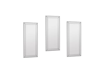 Dekorativt speilsett (3 deler) Heba Neom Transparent - Multifarget - Interiør - Speil - Gangspeil