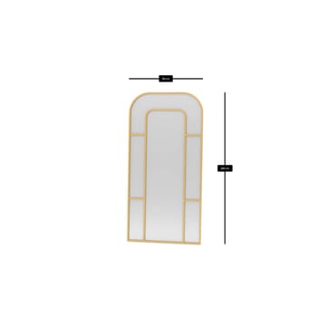Faylen Gulvspeil 90 x 180 cm - Gull - Interiør - Speil - Gulvspeil
