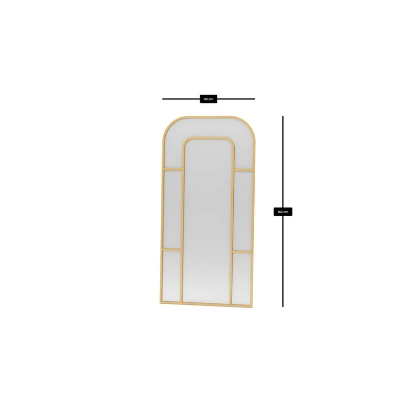 Faylen Gulvspeil 90 x 180 cm - Gull - Interiør - Speil - Gulvspeil