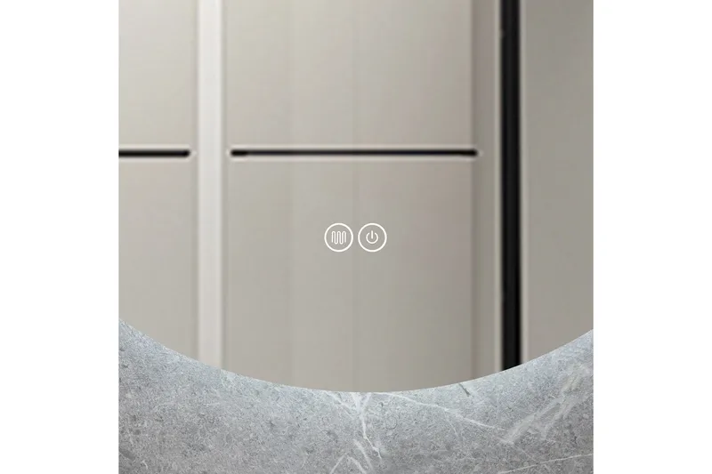 Baderomsspeil Rund 40 cm med LED-belysning og anti-dugg - Lyfco - Interiør - Speil - Gangspeil