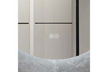 Baderomsspeil Rund 60 cm med LED-belysning og anti-dugg - Interiør - Speil - Gangspeil