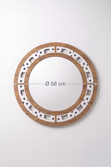 Decorative Wooden Mirror Homitis - Interiør - Speil - Gangspeil