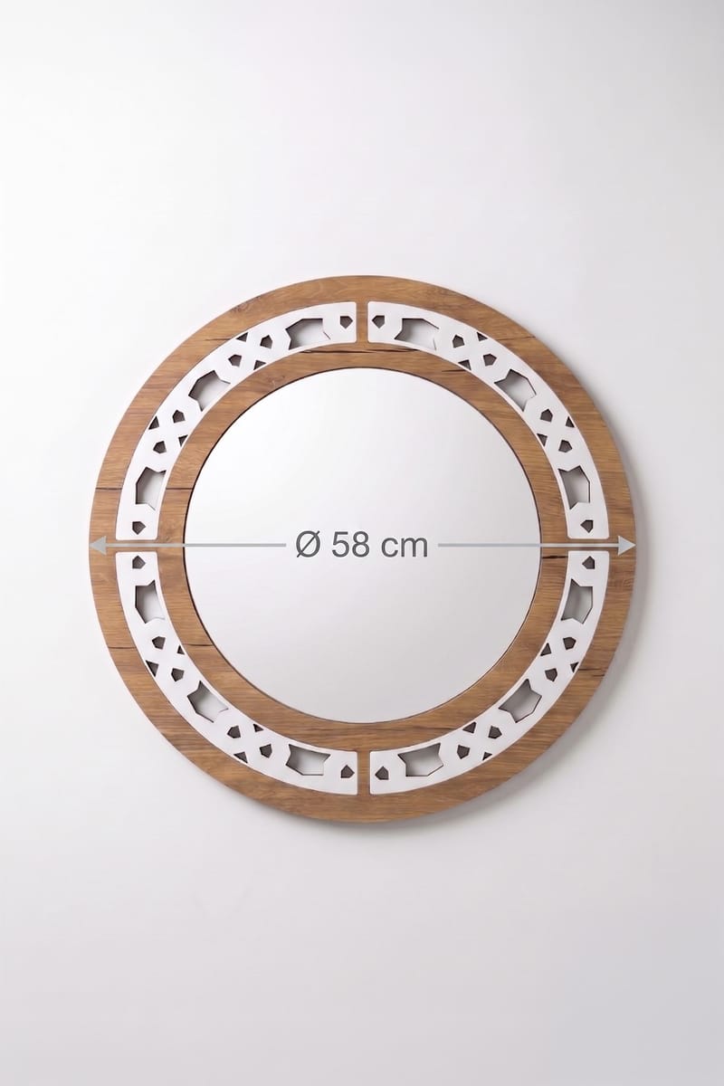 Decorative Wooden Mirror Homitis - Interiør - Speil - Gangspeil