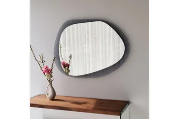 Lepinas Veggspeil 75x55 cm - Grå/Herdet Glass - Interiør - Speil - Gangspeil