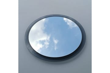 Lepinas Veggspeil Rund 65 cm - Grå/Herdet Glass - Interiør - Speil - Gangspeil