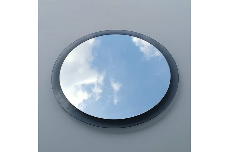 Lepinas Veggspeil Rund 65 cm - Grå/Herdet Glass - Interiør - Speil - Gangspeil