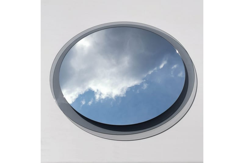 Lepinas Veggspeil Rund 65 cm - Grå/Herdet Glass - Interiør - Speil - Gangspeil