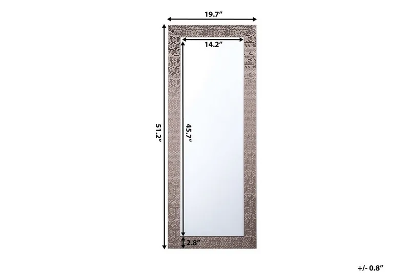 Marans Speil 50 cm - Brun - Interiør - Speil - Gangspeil