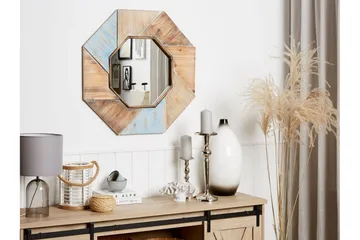 Mirio Speil 77x77 cm - Mørkt tre - Interiør - Speil - Gangspeil