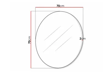 Staffin Veggmontert Speil - Svart - Interiør - Speil - Gangspeil