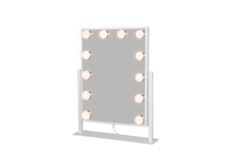 Glow Sminkespeil 36,5 cm med LED Belysning - Hvit - Interiør - Speil - Speil med belysning