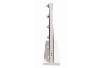 Glow Stor Sminkespeil 70 cm med belysning lamper - Hollywood speil med USB-lading - Hvit - Interiør - Speil - Sminkespeil