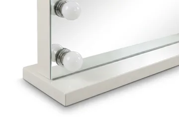 Glow Stort sminkespeil 80 cm med belysning - Beige - Interiør - Speil - Speil med belysning