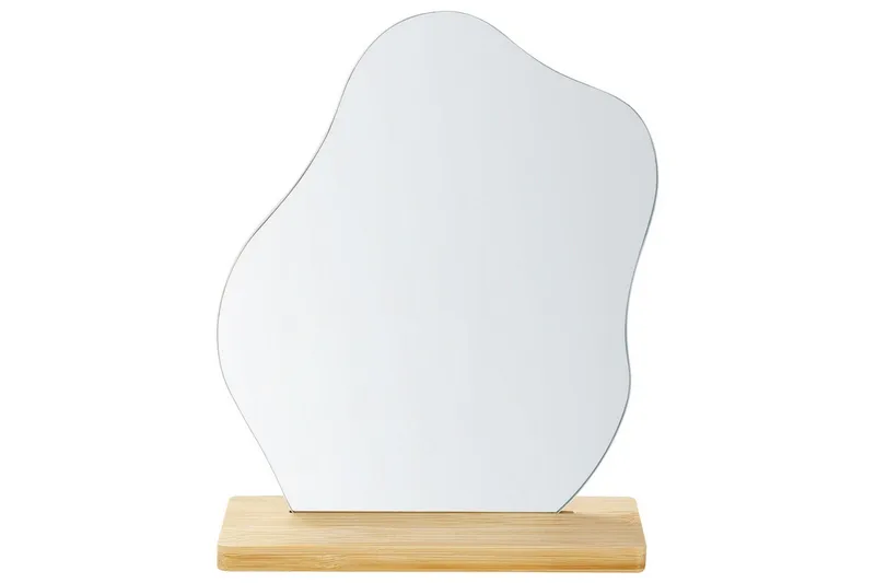 Golvspegel Beliani Lozere Light colored wood