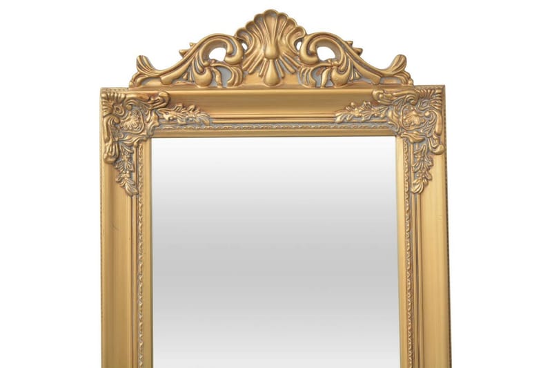 Frittstående Speil Barokkstil 160x40 cm Gull - Gull - Gulvspeil - Helkroppsspeil