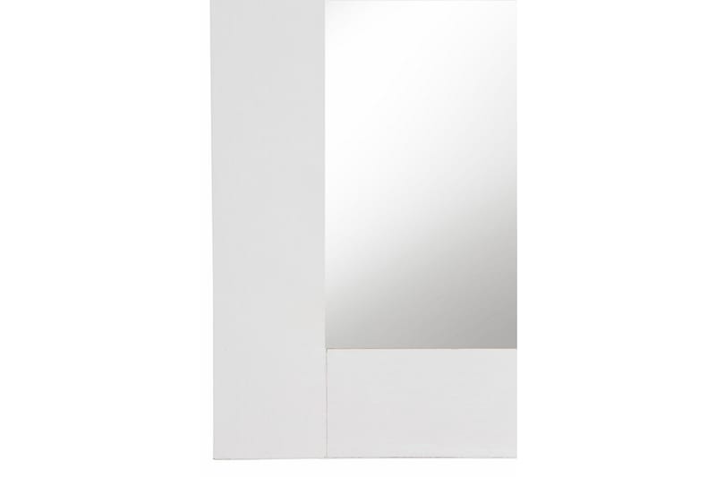 Jacopo Speil 60 cm - Hvit|Brun - Gulvspeil - Helkroppsspeil