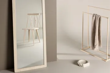 Memphis Gulvspeil 60x193 cm - Hvit - Interiør - Speil - Gulvspeil