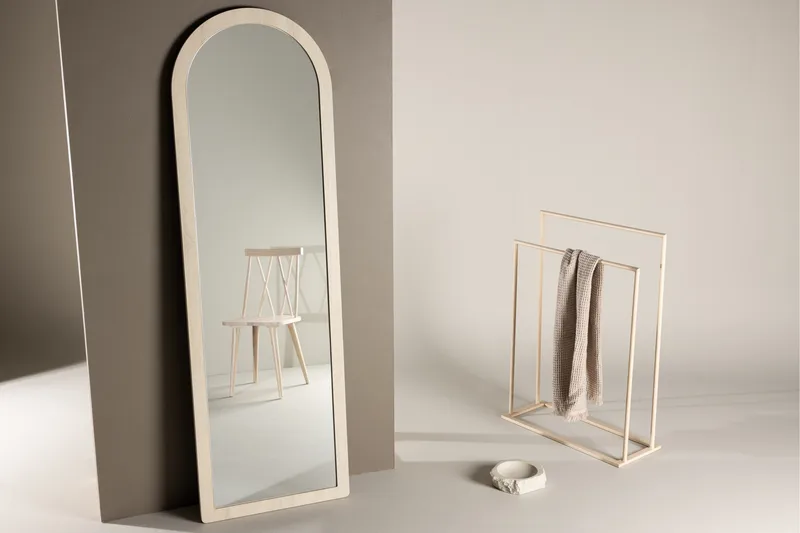 Memphis Gulvspeil 60x193 cm - Hvit - Interiør - Speil - Gulvspeil