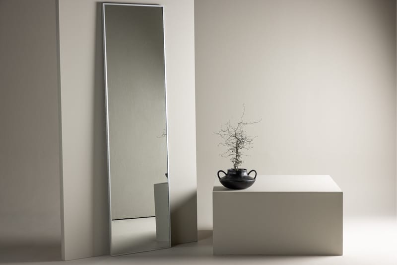 Gulvspeil Orlando 55x195 cm Sølv - Furniture Fashion - Gulvspeil - Helkroppsspeil