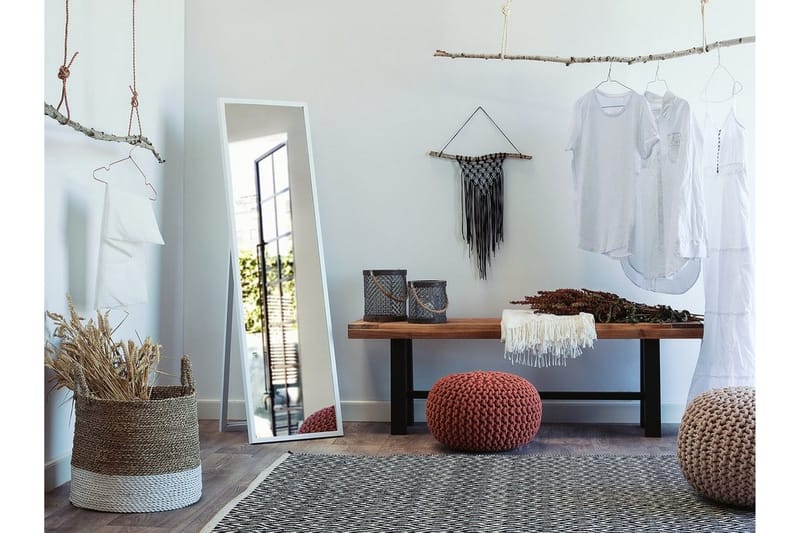 Torcy Speil 40 cm - Hvit - Interiør - Speil - Gulvspeil