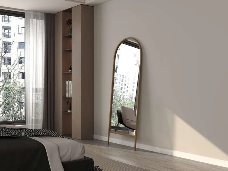 Halor Gulvspeil 70x180 cm - Gull - Interiør - Speil - Gulvspeil