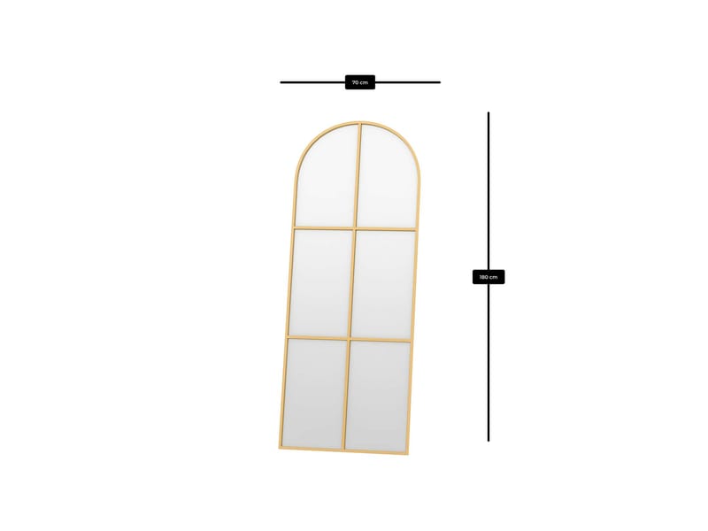 Kavor Gulvspeil 70x180 cm - Gull - Interiør - Speil - Gulvspeil