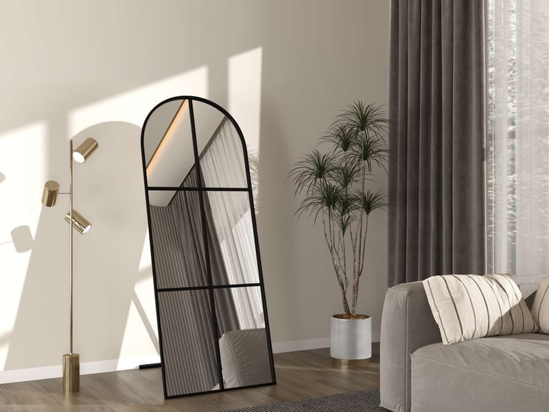 Kavor Gulvspeil 70x180 cm - Svart - Interiør - Speil - Gulvspeil