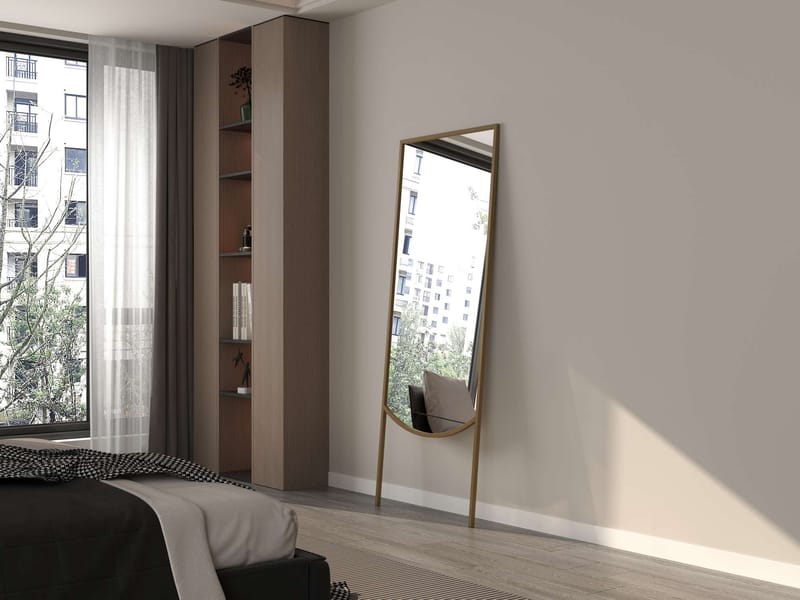 Linor Gulvspeil 70x180 cm - Gull - Interiør - Speil - Gulvspeil