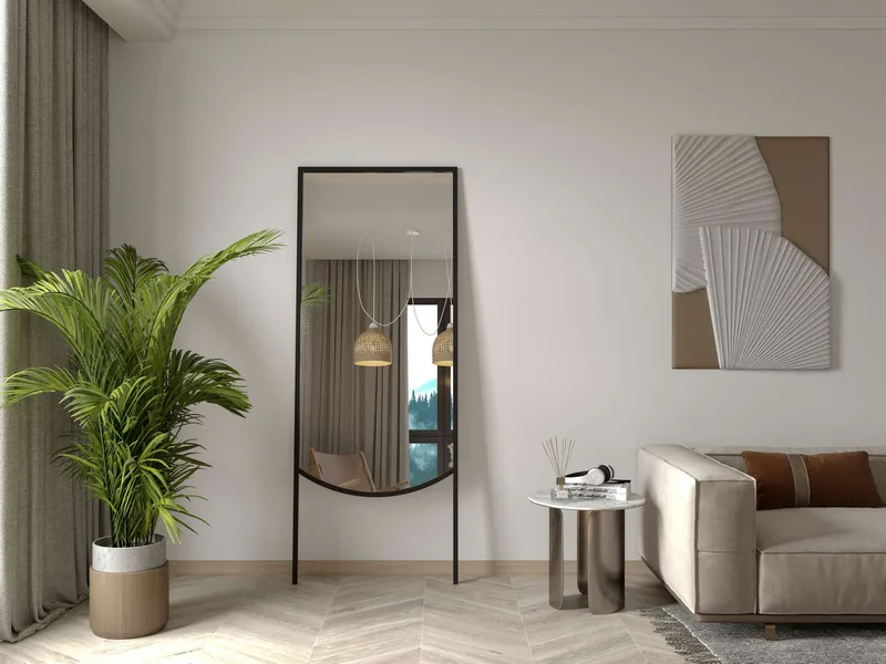 Linor Gulvspeil 70x180 cm - Svart - Interiør - Speil - Gulvspeil