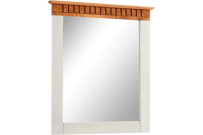 Lisa Vegghengt Speil Rektangulær 60x70 cm, Hvit