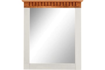 Lisa Vegghengt Speil Rektangulær 60x70 cm - Hvit - Interiør - Speil - Gangspeil