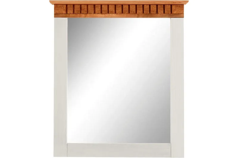 Lisa Vegghengt Speil Rektangulær 60x70 cm - Hvit - Interiør - Speil - Gangspeil