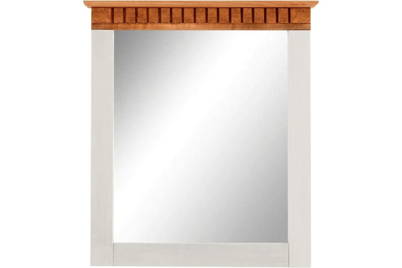 Lisa Vegghengt Speil Rektangulær 60x70 cm - Hvit - Interiør - Speil - Gangspeil