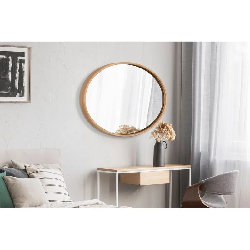 Lorys vegghengt speil Oval 45 cm - Brun - Interiør - Speil - Gangspeil