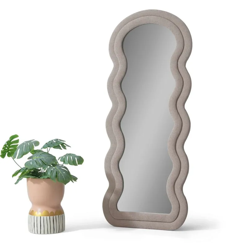 Mijara Gulvspeil 65 x 170 cm - Beige - Interiør - Speil - Gulvspeil