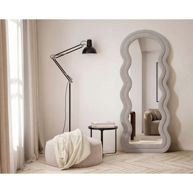 Mijara Gulvspeil 65 x 170 cm - Beige - Interiør - Speil - Gulvspeil