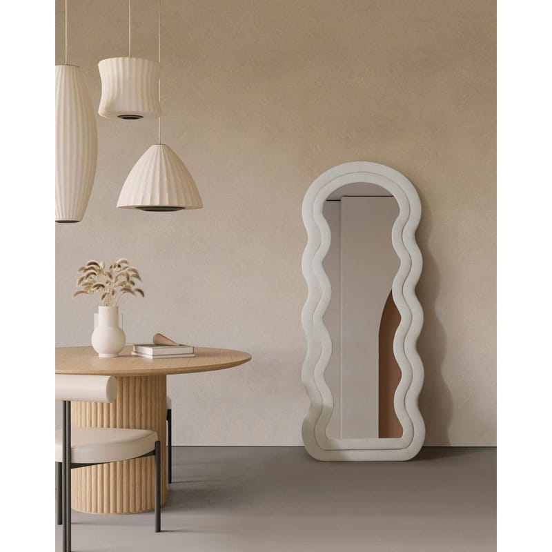 Mijara Gulvspeil 65 x 170 cm - Kremhvit - Interiør - Speil - Gulvspeil
