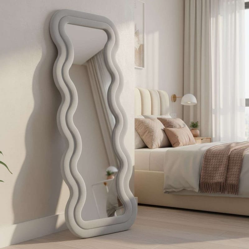 Muli Gulvspeil 65 x 170 cm - Kremhvit - Interiør - Speil - Gulvspeil