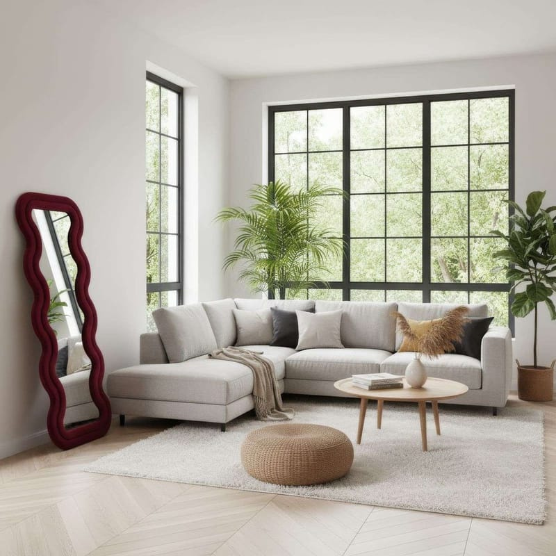 Muli Gulvspeil 65 x 170 cm - Vinrød - Interiør - Speil - Gulvspeil