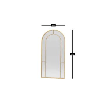 Navricon Gulvspeil 90 x 180 cm - Gull - Interiør - Speil - Gulvspeil