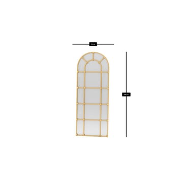 Omari Gulvspeil 70 x 180 cm - Gull - Interiør - Speil - Gulvspeil