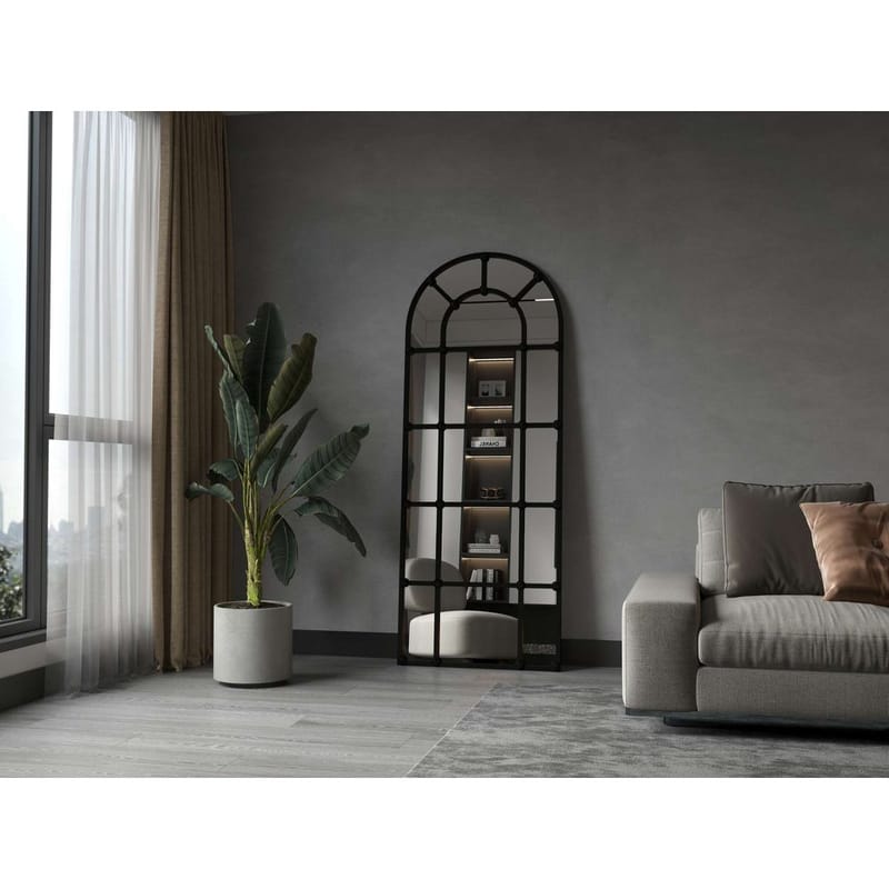 Omari Gulvspeil 70 x 180 cm - Svart - Interiør - Speil - Gulvspeil