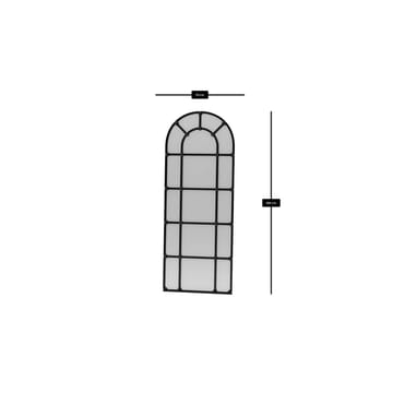 Omari Gulvspeil 70 x 180 cm - Svart - Interiør - Speil - Gulvspeil