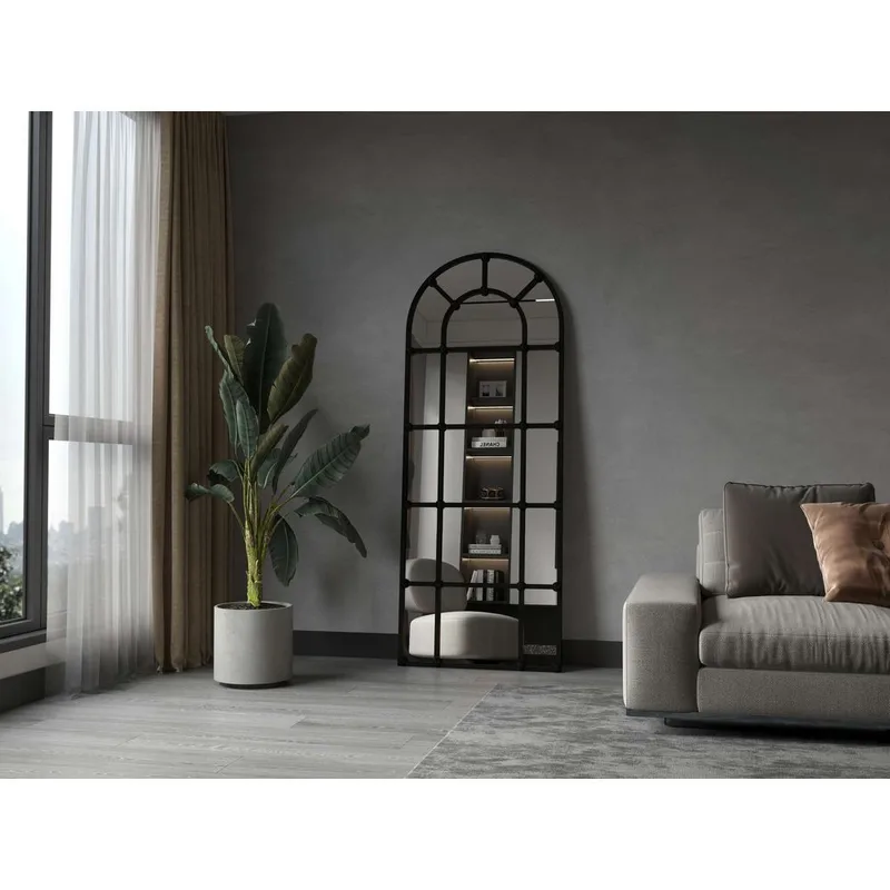 Omari Gulvspeil 70 x 180 cm - Svart - Interiør - Speil - Gulvspeil