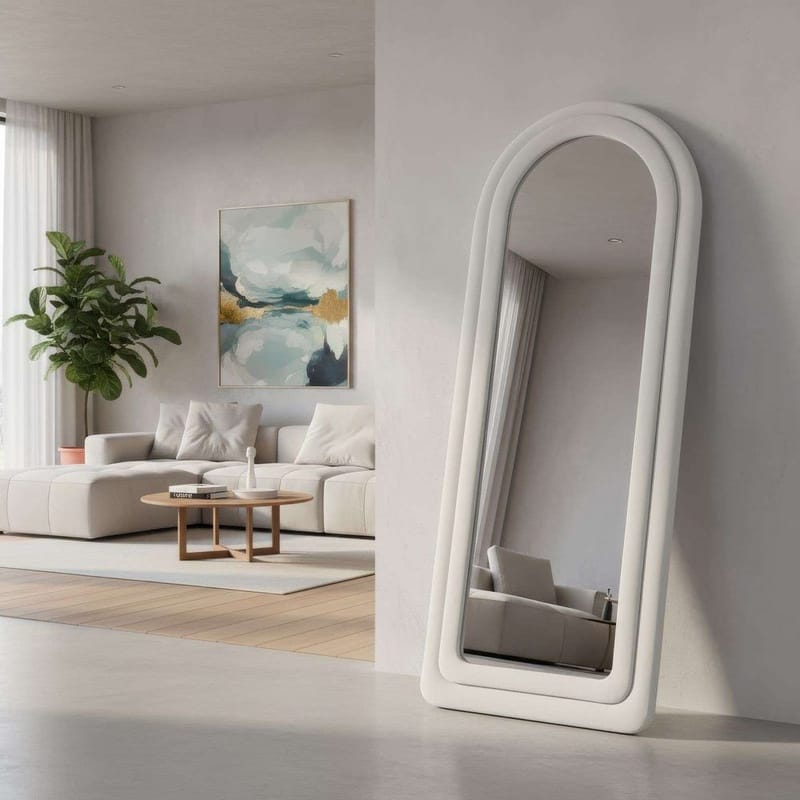 Ottawa Gulvspeil 65 x 170 cm - Kremhvit - Interiør - Speil - Gulvspeil