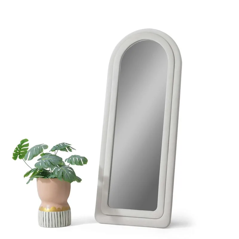 Ottawa Gulvspeil 65 x 170 cm, Kremhvit