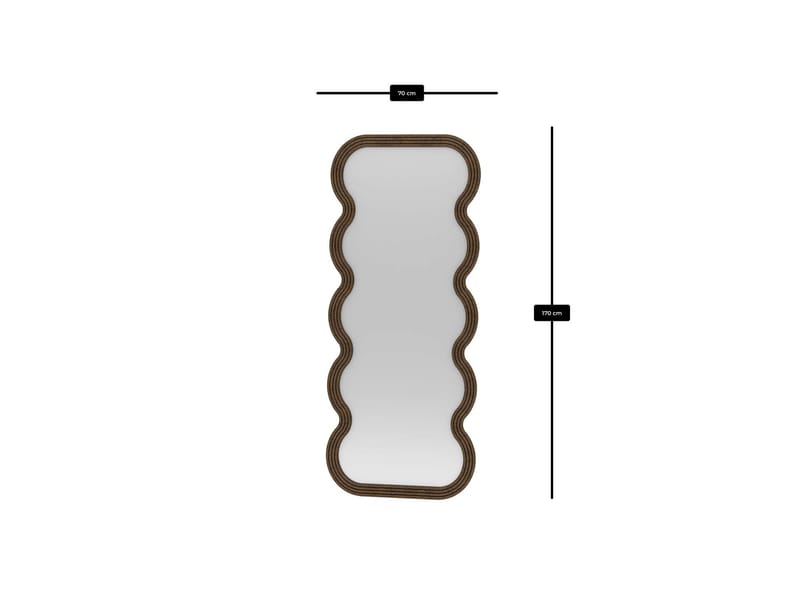 Ratira Gulvspeil 70x170 cm - Brun - Interiør - Speil - Gulvspeil