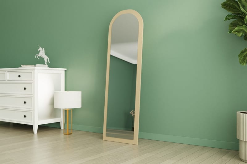 Rusele Veggspeil Buet 50 cm - Beige - Interiør - Speil - Gangspeil
